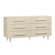 Trident Taupe 6 Drawer Dresser