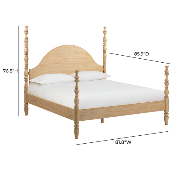 Rosalie Ash Bed - Natural