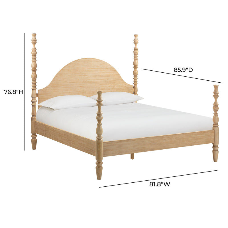 Rosalie Ash Bed - Natural