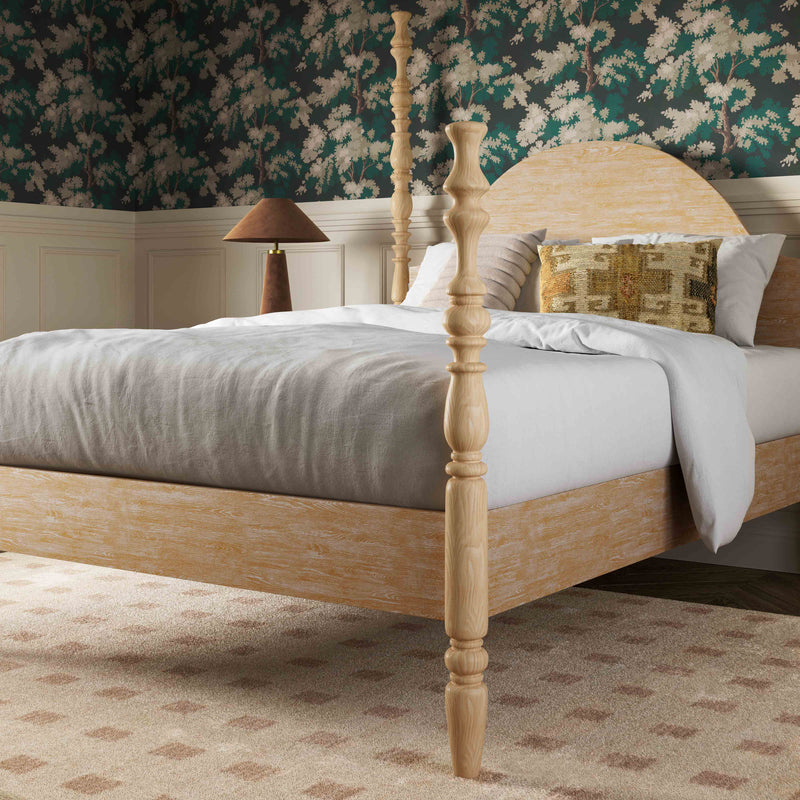 Rosalie Ash Bed - Natural