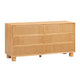 Miles 62" Natural Wood 6-Drawer Dresser