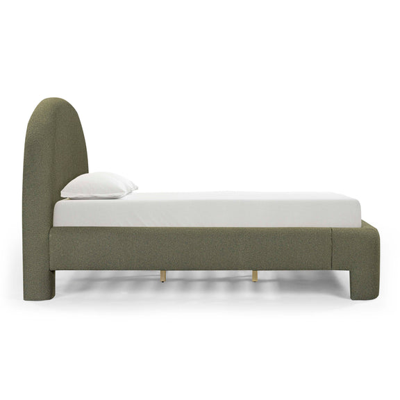 Orphea Performance Boucle Bed - Kale Green