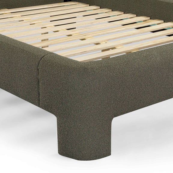 Orphea Performance Boucle Bed - Kale Green