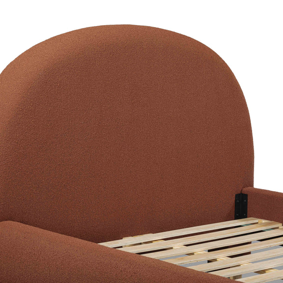 Orphea Performance Boucle Bed - Autumn Red
