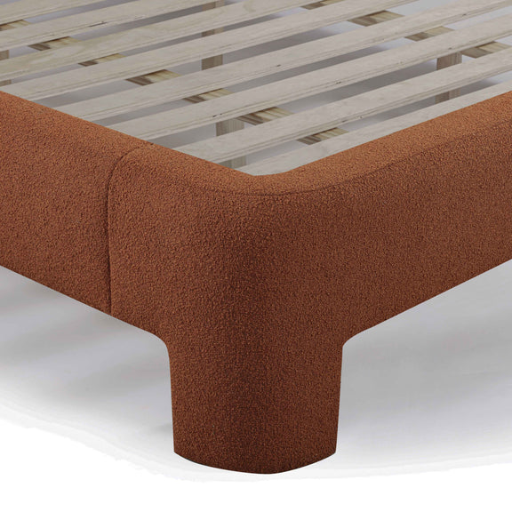 Orphea Performance Boucle Bed - Autumn Red