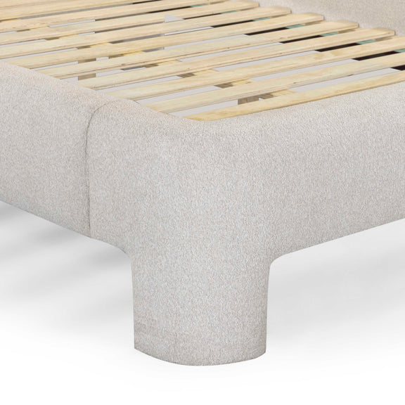 Orphea Performance Boucle Bed - Off-White