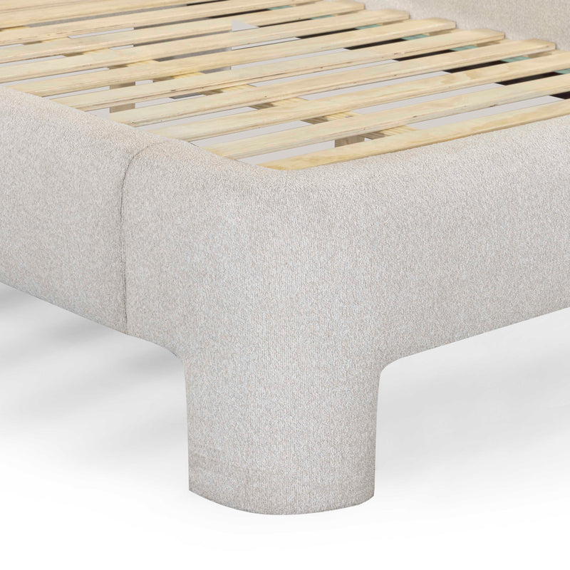 Orphea Performance Boucle Bed - Off-White