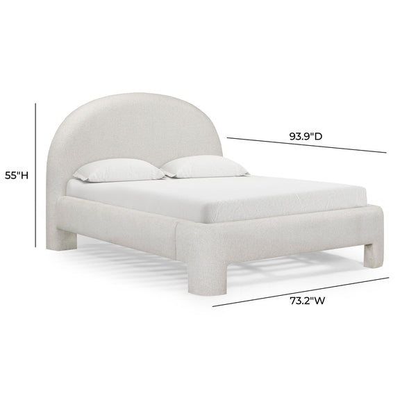 Orphea Performance Boucle Bed - Off-White