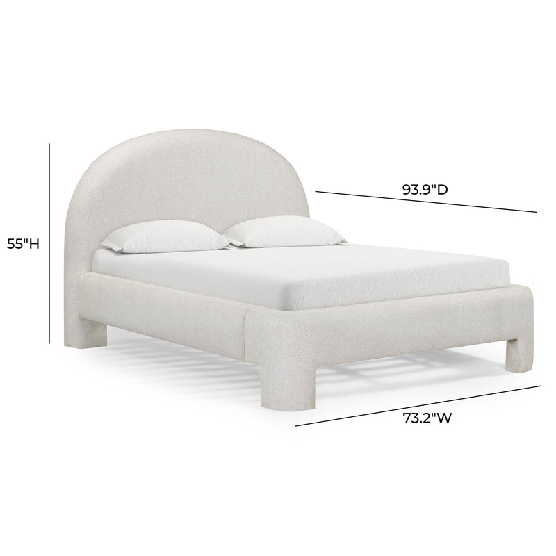 Orphea Performance Boucle Bed - Off-White