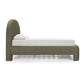 Orphea Performance Boucle Bed - Kale Green