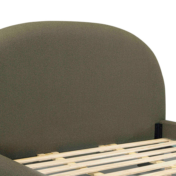 Orphea Performance Boucle Bed - Kale Green