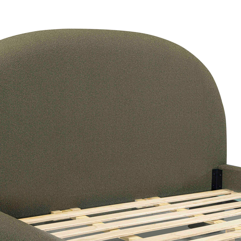 Orphea Performance Boucle Bed - Kale Green