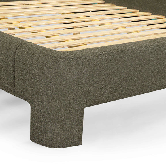 Orphea Performance Boucle Bed - Kale Green