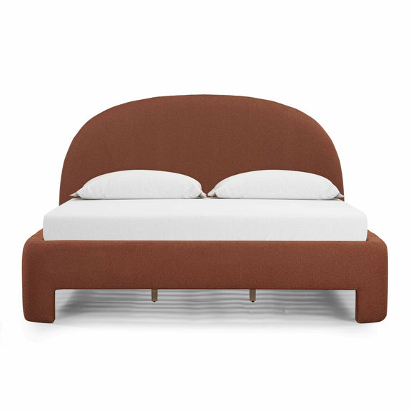 Orphea Performance Boucle Bed - Autumn Red