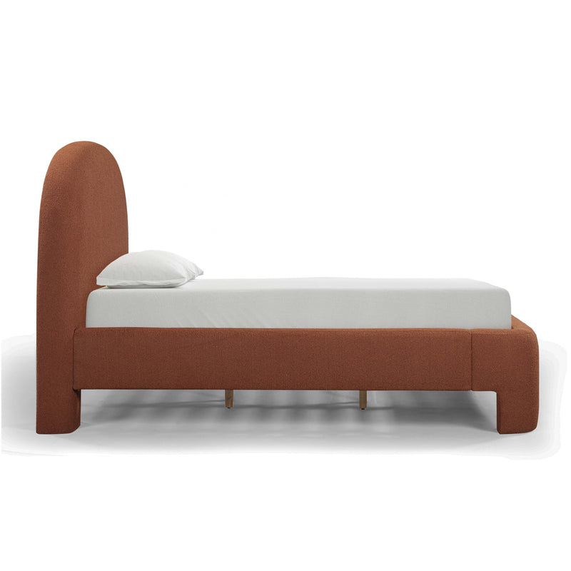 Orphea Performance Boucle Bed - Autumn Red