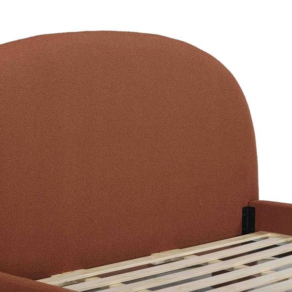 Orphea Performance Boucle Bed - Autumn Red