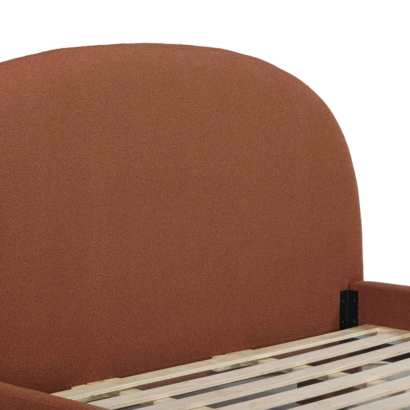 Orphea Performance Boucle Bed - Autumn Red