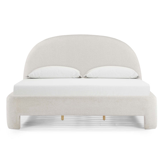 Orphea Performance Boucle Bed - Off-White