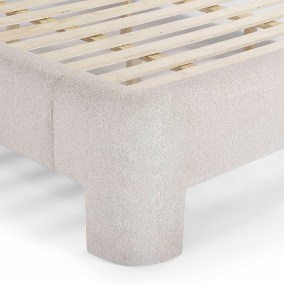 Orphea Performance Boucle Bed - Off-White