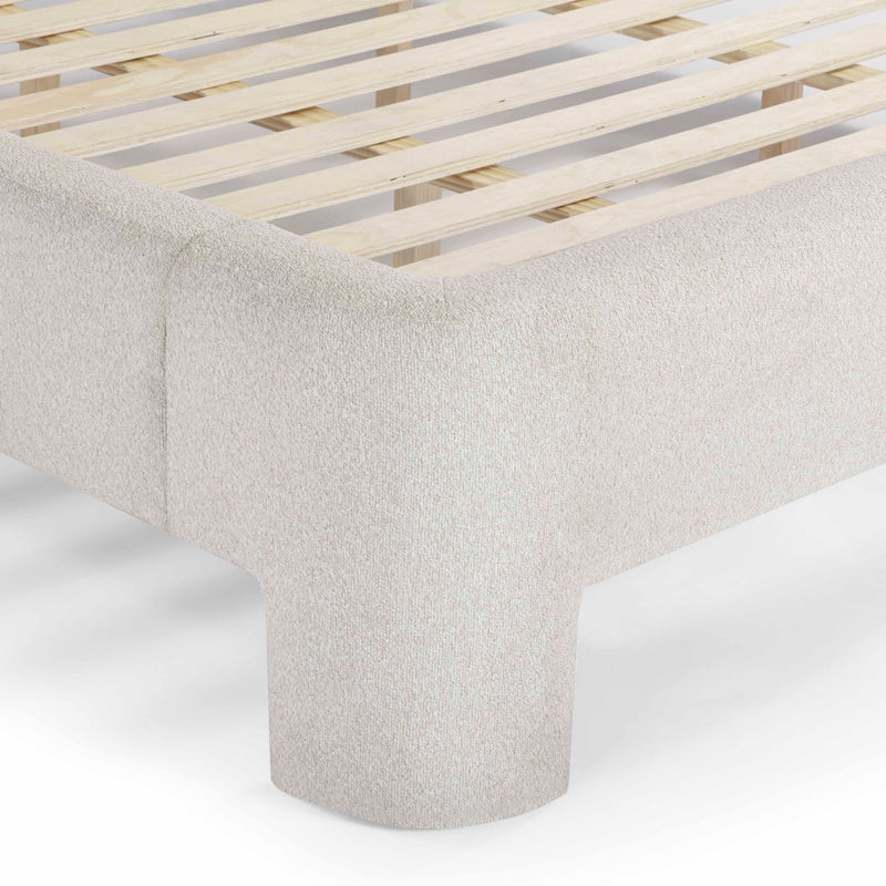 Orphea Performance Boucle Bed - Off-White