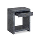 Cassis 20" Mother of Pearl 1-Drawer Nightstand