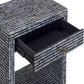 Cassis 20" Mother of Pearl 1-Drawer Nightstand