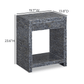 Cassis 20" Mother of Pearl 1-Drawer Nightstand