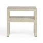 Derry 22" Capiz Shell Nightstand - Cream