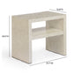 Derry 22" Capiz Shell Nightstand - Cream