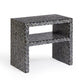 Derry 22" Capiz Shell Nightstand - Black