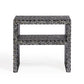 Derry 22" Capiz Shell Nightstand - Black