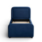 Briella Performance Velvet Trundle Bed in Twin - Navy