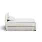 Briella Performance Velvet Trundle Bed in Twin - Cream