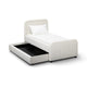 Briella Performance Velvet Trundle Bed in Twin - Cream