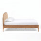 Mico Natural Rattan Bed - Pecan