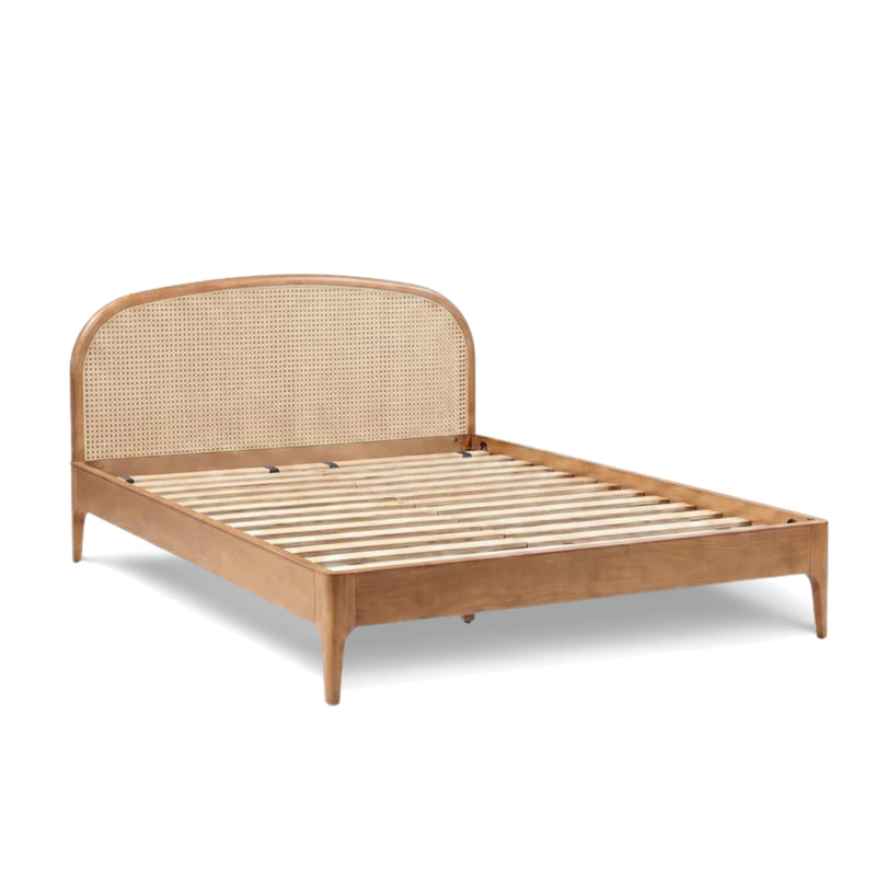 Mico Natural Rattan Bed - Pecan