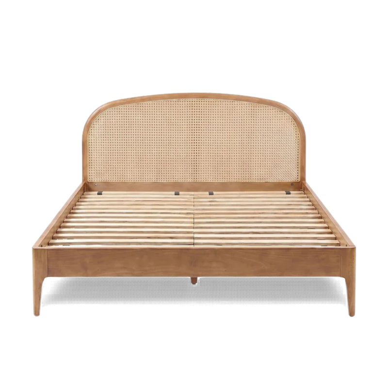 Mico Natural Rattan Bed - Pecan