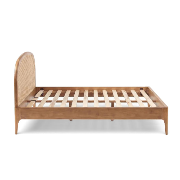 Mico Natural Rattan Bed - Pecan