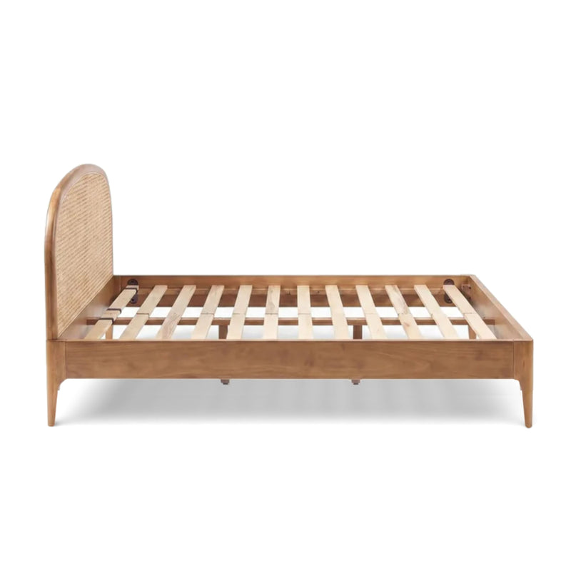 Mico Natural Rattan Bed - Pecan