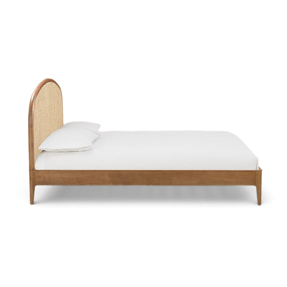 Mico Natural Rattan Bed - Pecan