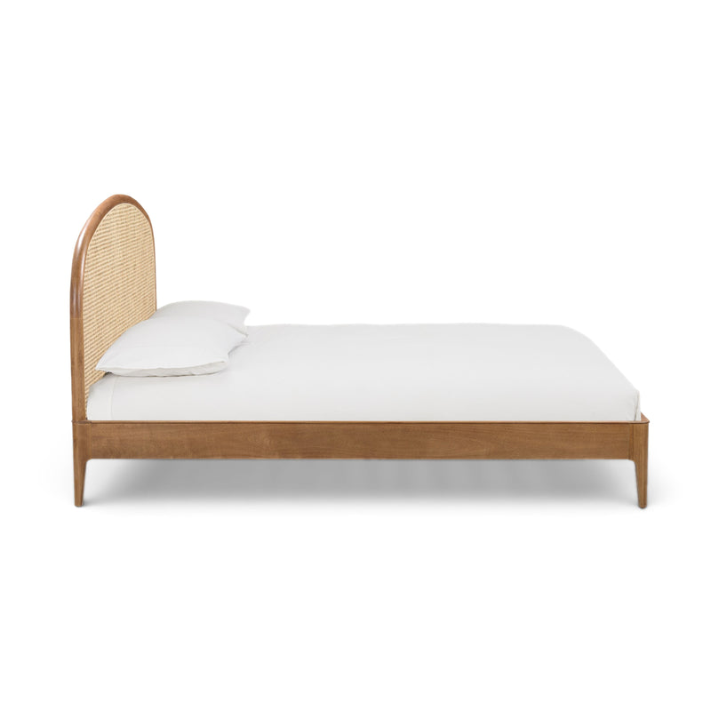 Mico Natural Rattan Bed - Pecan