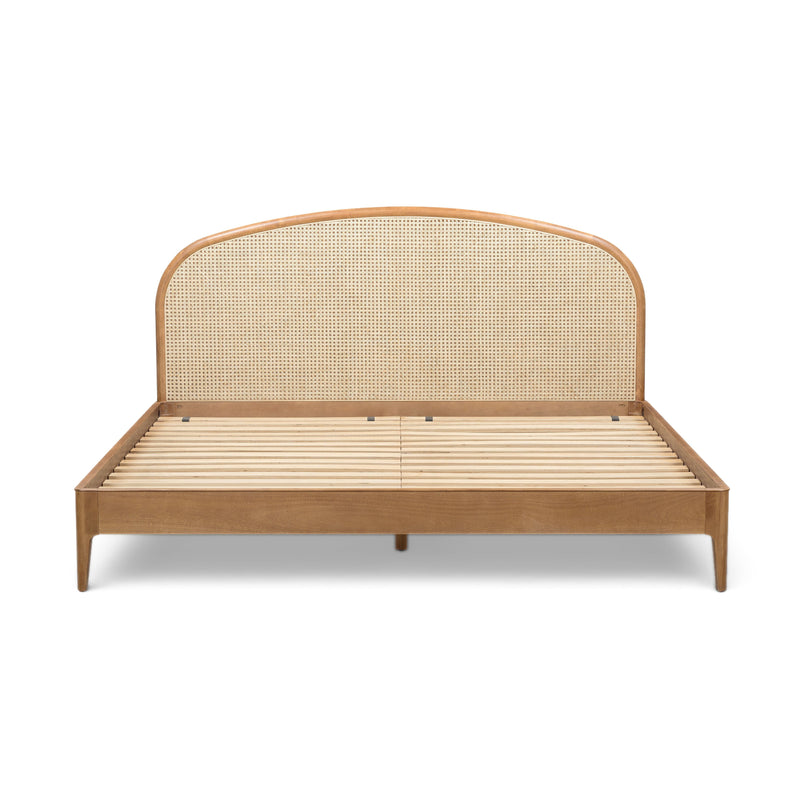 Mico Natural Rattan Bed - Pecan