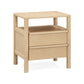 Tyra 22" Ash 2-Drawer Nightstand - Natural