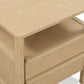 Tyra 22" Ash 2-Drawer Nightstand - Natural