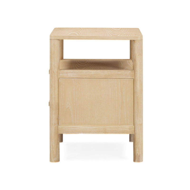 Tyra 22" Ash 2-Drawer Nightstand - Natural