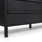 Tyra 62" Ash 6-Drawer Dresser - Black
