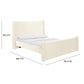 Athara Cream Velvet Queen Bed