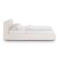 Isla Cream Upcycled Linen Queen Bed