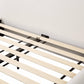 Isla Cream Upcycled Linen Queen Bed