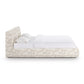 Isla Cream Jacquard Pattern Bed